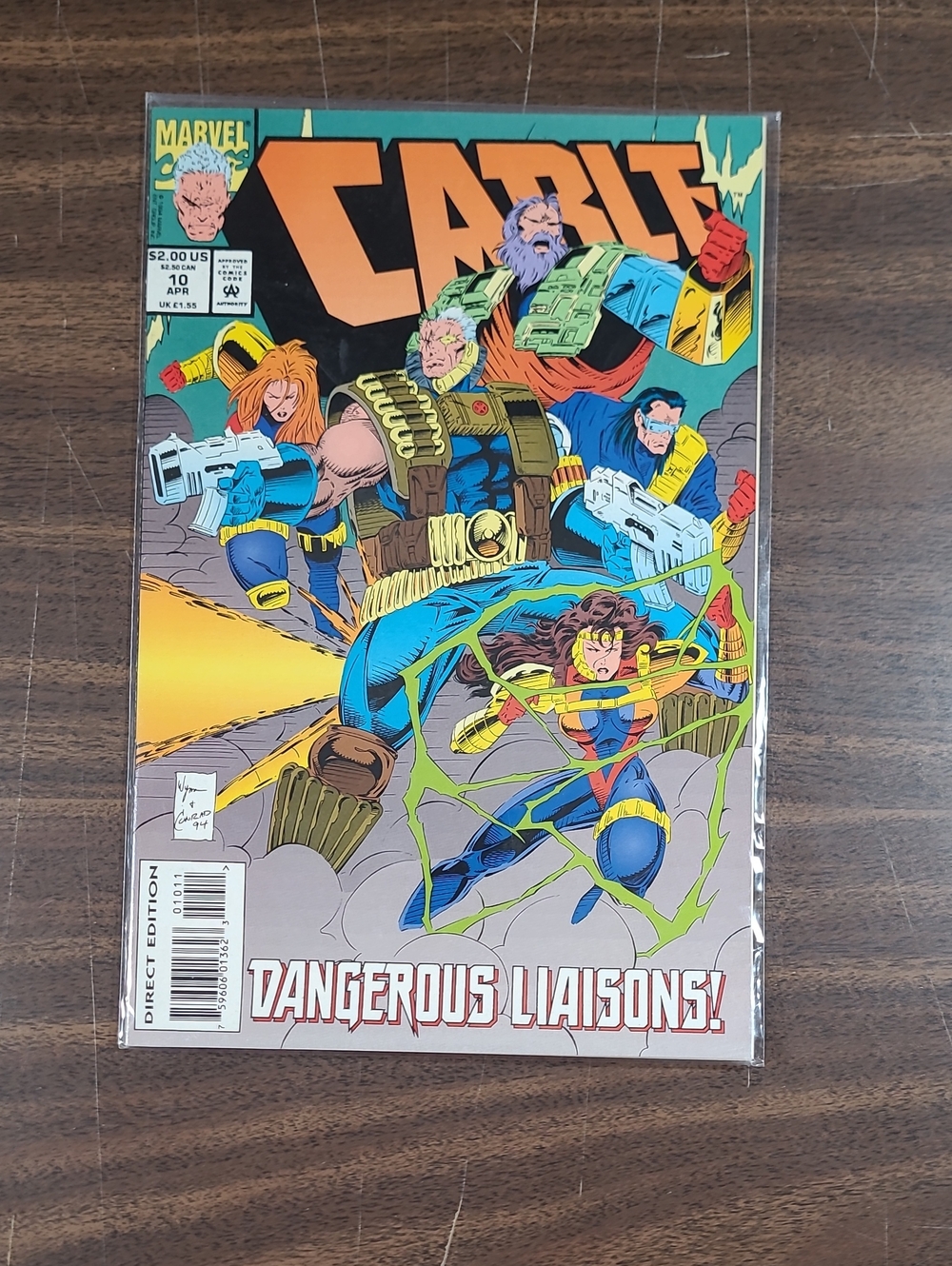 Marvel Cable Comic Book #10 April 1994 Bagged